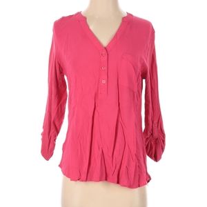 Merona v neck 3/4 sleeve top size M
